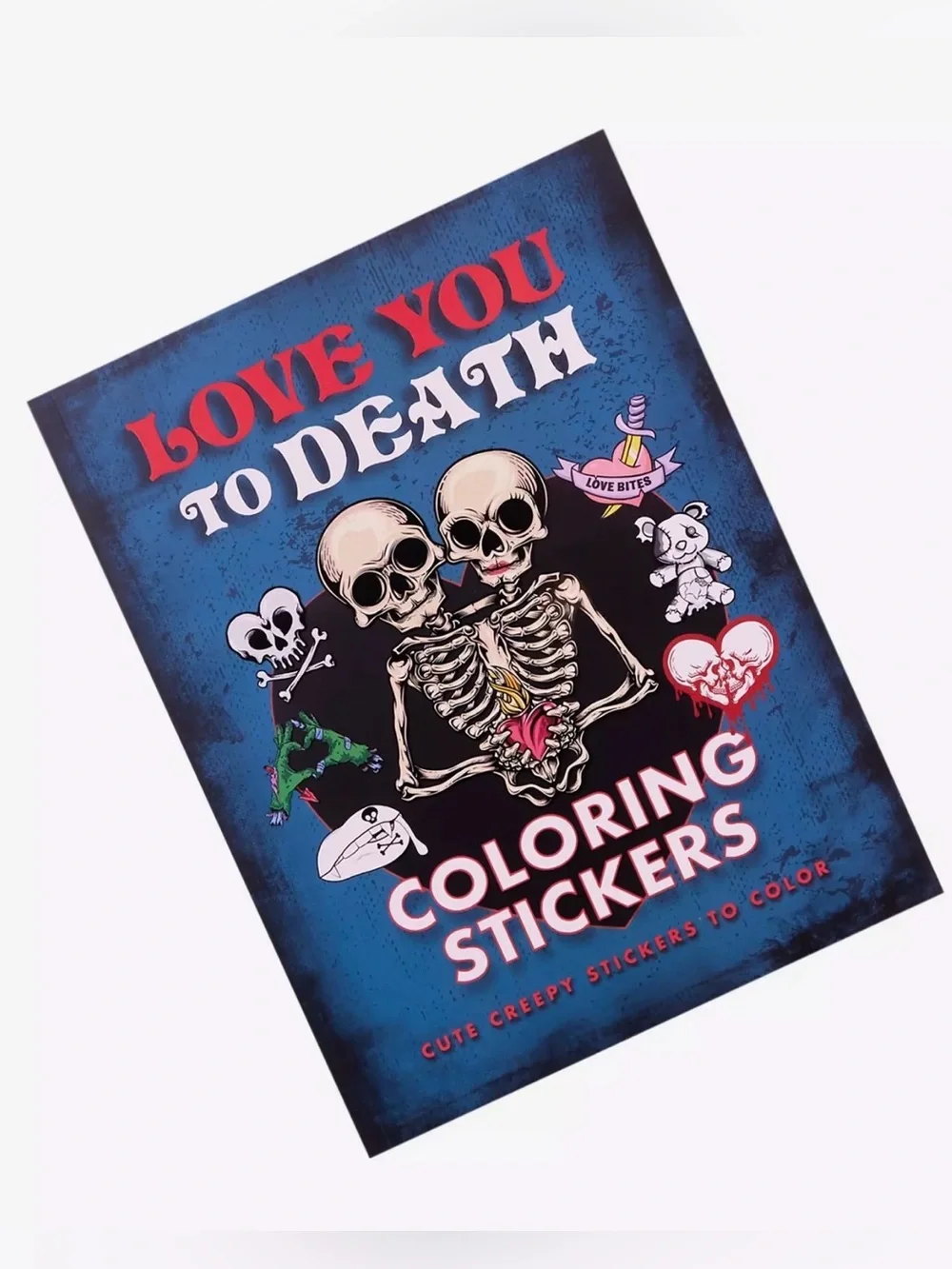 Love You To Death Coloring Sticker Book - NWT